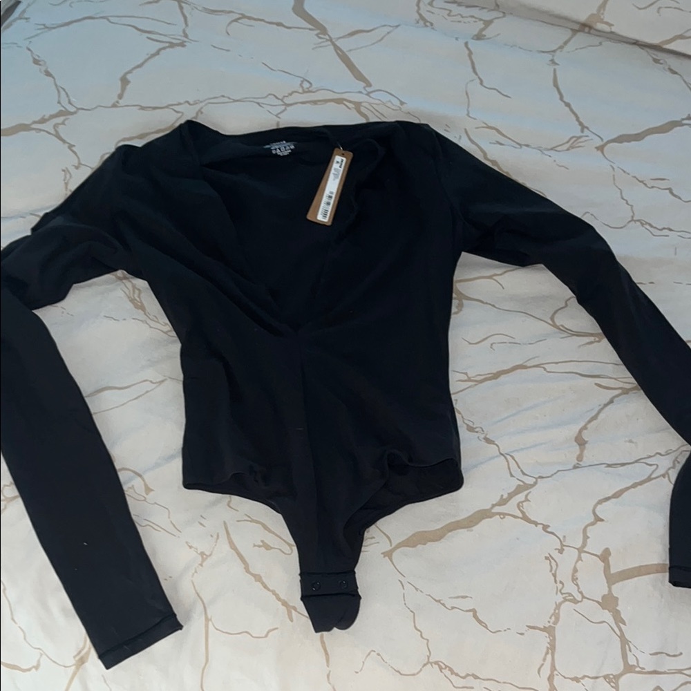 Black Long Sleeve Bodysuit